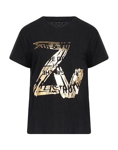 ZADIG&VOLTAIRE T-shirt Black 100% Cotton