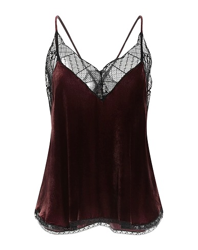 ZADIG&VOLTAIRE Burgundy 80% Viscose, 20% Silk
