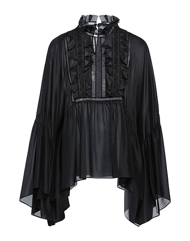 ALBERTA FERRETTI TOPWEAR Black 65% Silk, 35% Polyamide