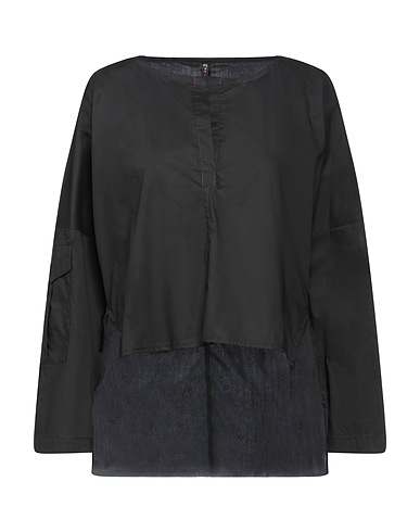 MANILA GRACE Top Black 100% Cotton