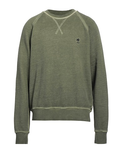 N°21 Sweatshirt Military green 100% Cotton, Elastane
