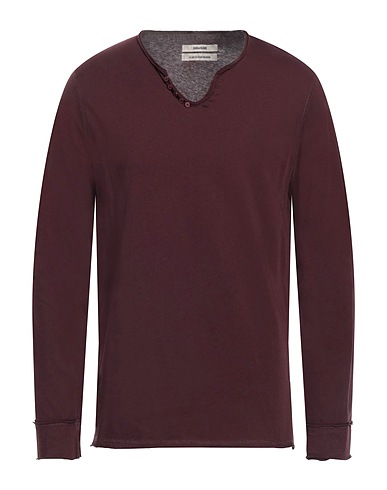 ZADIG&VOLTAIRE Basic T-shirt Plum 100% Cotton