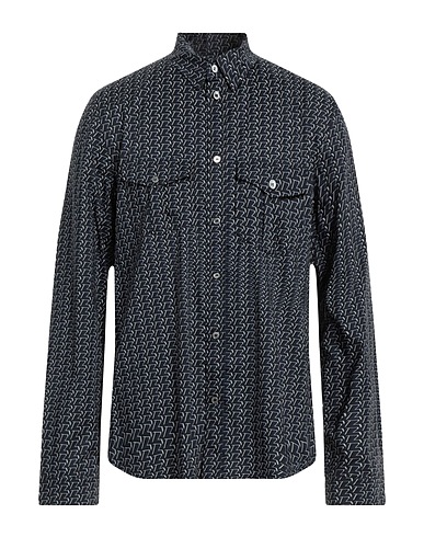 ZADIG&VOLTAIRE Patterned shirt Midnight blue 100% Cotton