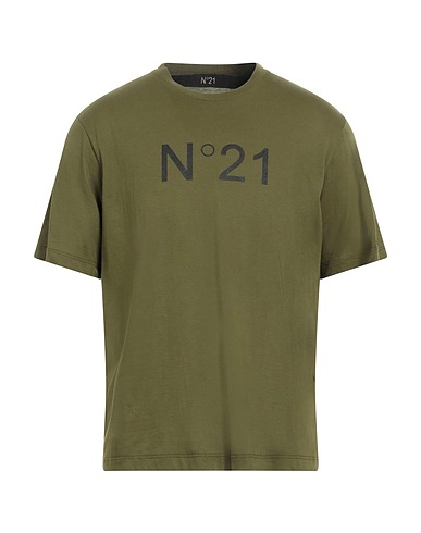 N°21 T-shirt Military green 100% Cotton