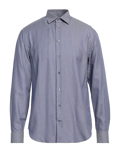 EMPORIO ARMANI Patterned shirt Blue 100% Cotton