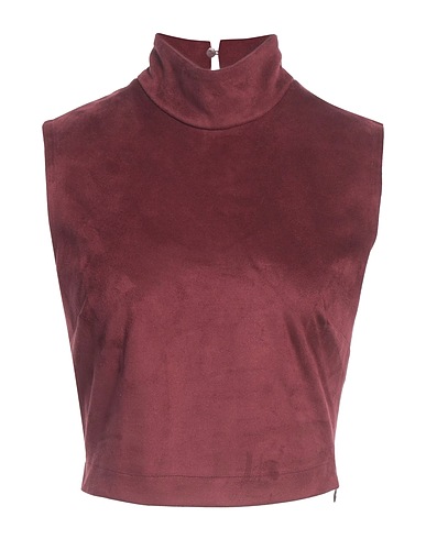 GUESS Top Burgundy 90% Polyester, 10% Elastane
