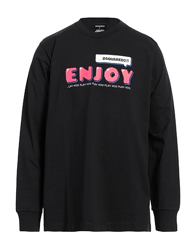 DSQUARED2 T-shirt Black 100% Cotton