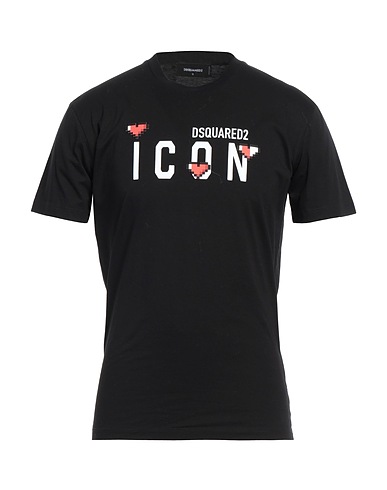 DSQUARED2 T-shirt Nero 100% Cotone