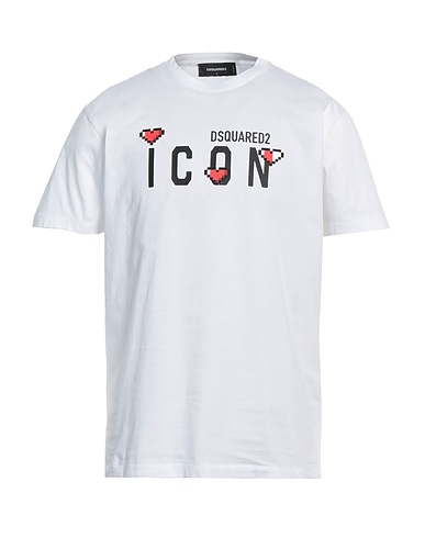 DSQUARED2 T-shirt Bianco 100% Cotone