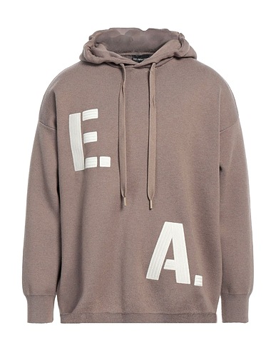 EMPORIO ARMANI Jumper Taupe 34% Wool, 29% Polyester, 23% Lyocell, 14% Polyamide