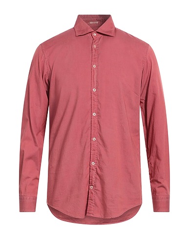 MASSIMO ALBA Solid color shirt Antique rose 100% Cotton