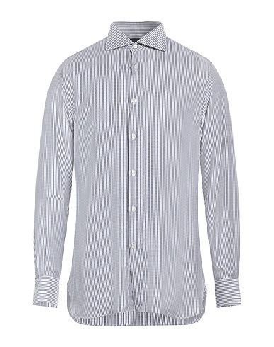 PAL ZILERI Camicia a righe Nero 100% Cotone