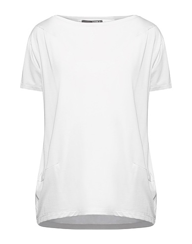 TORTONA 21 Basic T-shirt Light grey 45% Modal, 45% Cotton, 10% Elastane