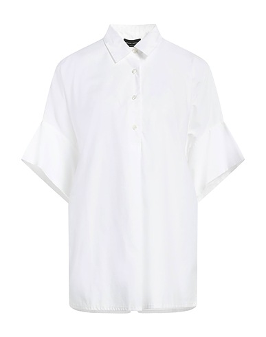 ROBERTO COLLINA Top Bianco 100% Cotone