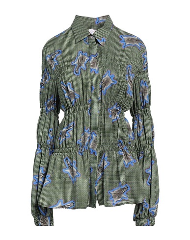 STELLA JEAN Patterned shirts & blouses Green 100% Viscose
