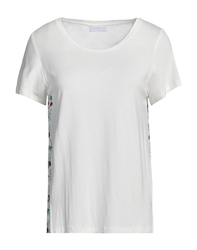 DIANA GALLESI T-shirt White 95% Viscose, 5% Elastane, Cotton