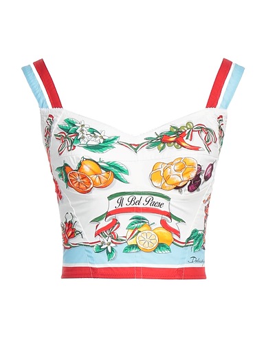 DOLCE&GABBANA Top White 100% Paper