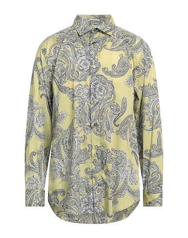 ETRO Camicia fantasia Verde salvia 100% Cotone