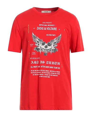 ZADIG&VOLTAIRE T-shirt Red 100% Cotton