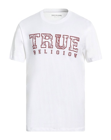 TRUE RELIGION T-shirt White 100% Cotton