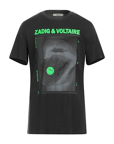 ZADIG&VOLTAIRE T-shirt Antracite 100% Cotone