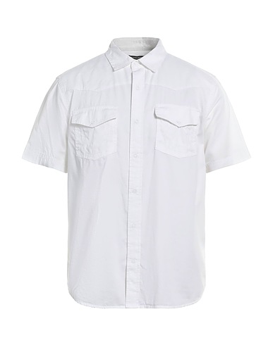 TRUE RELIGION Camicia tinta unita 100% Cotone