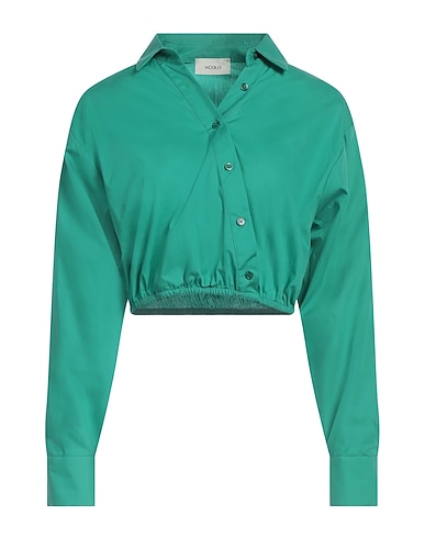 VICOLO Top Green 100% Cotton