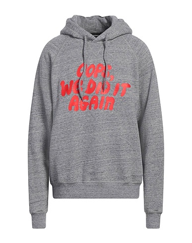 DSQUARED2 TOPWEAR Grey 100% Cotton, Elastane