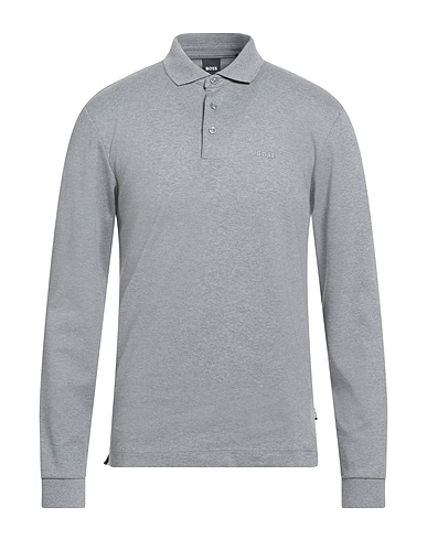 BOSS Polo shirt Grey 100% Cotton
