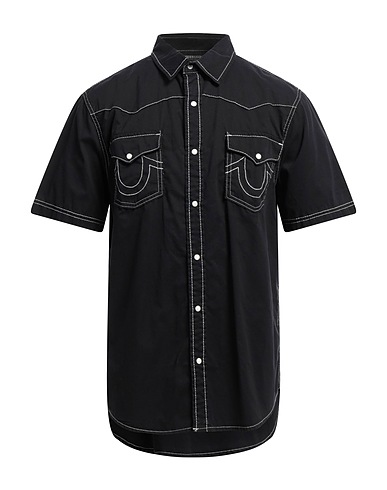 TRUE RELIGION Shirts Black 100% Cotton