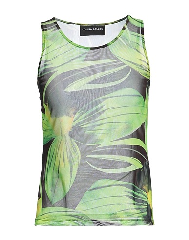 LOUISA BALLOU Vest Green 92% Polyester, 8% Elastane