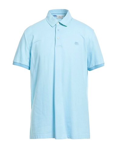 ETRO Polo shirt Sky blue 100% Cotton