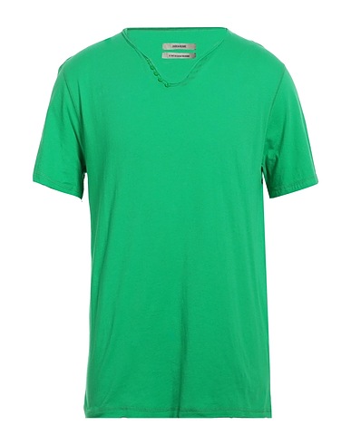 ZADIG&VOLTAIRE Basic T-Shirt Green 100% Cotton