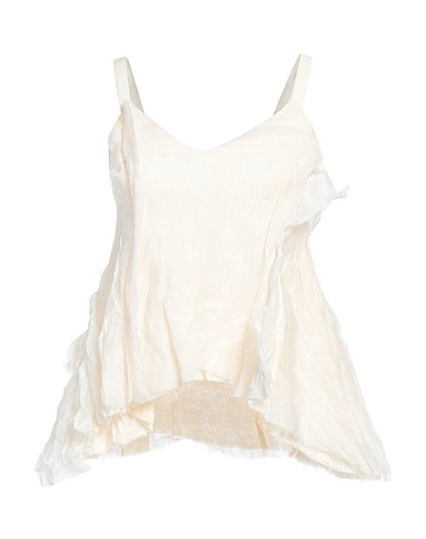 WEN PAN Top Panna 100% Cotone, Seta, Lino