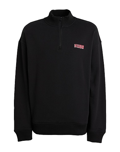 HUGO Sweatshirt Black 100% Cotton
