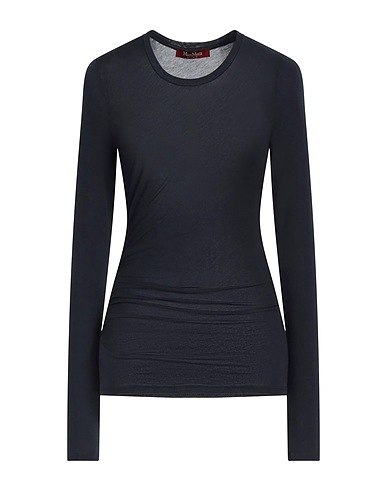 MAX MARA STUDIO Basic T-Shirt Midnight blue 94% Viscose, 6% Elastane