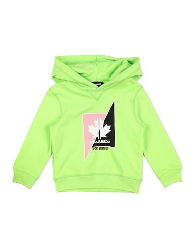 DSQUARED2 Sweatshirt Lime green 100% Cotton
