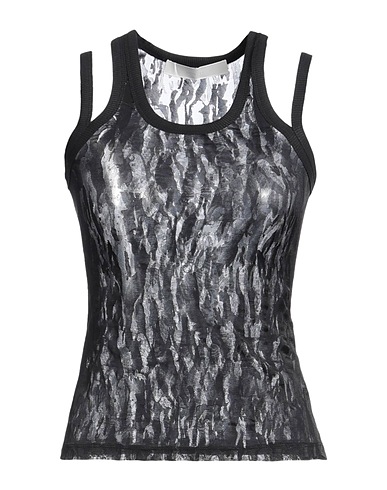 DION LEE Top Black 93% Nylon, 7% Elastane