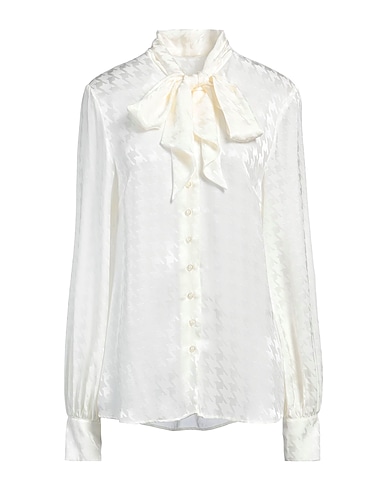 MSGM Patterned shirts & blouses AVORIO 64% Acetate, 36% Viscose