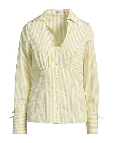 SAKS POTTS Striped shirt Yellow 100% Cotton