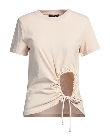 ACTITUDE by TWINSET T-shirt Beige 100% Cotton, Polyester