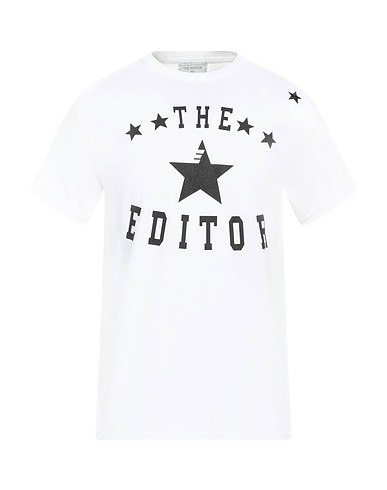 THE EDITOR T-shirt White 100% Cotton