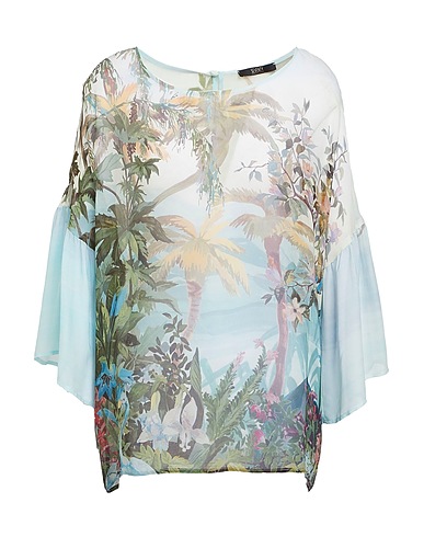 SEVENTY VENEZIA Top Himmelblau 100% Viskose