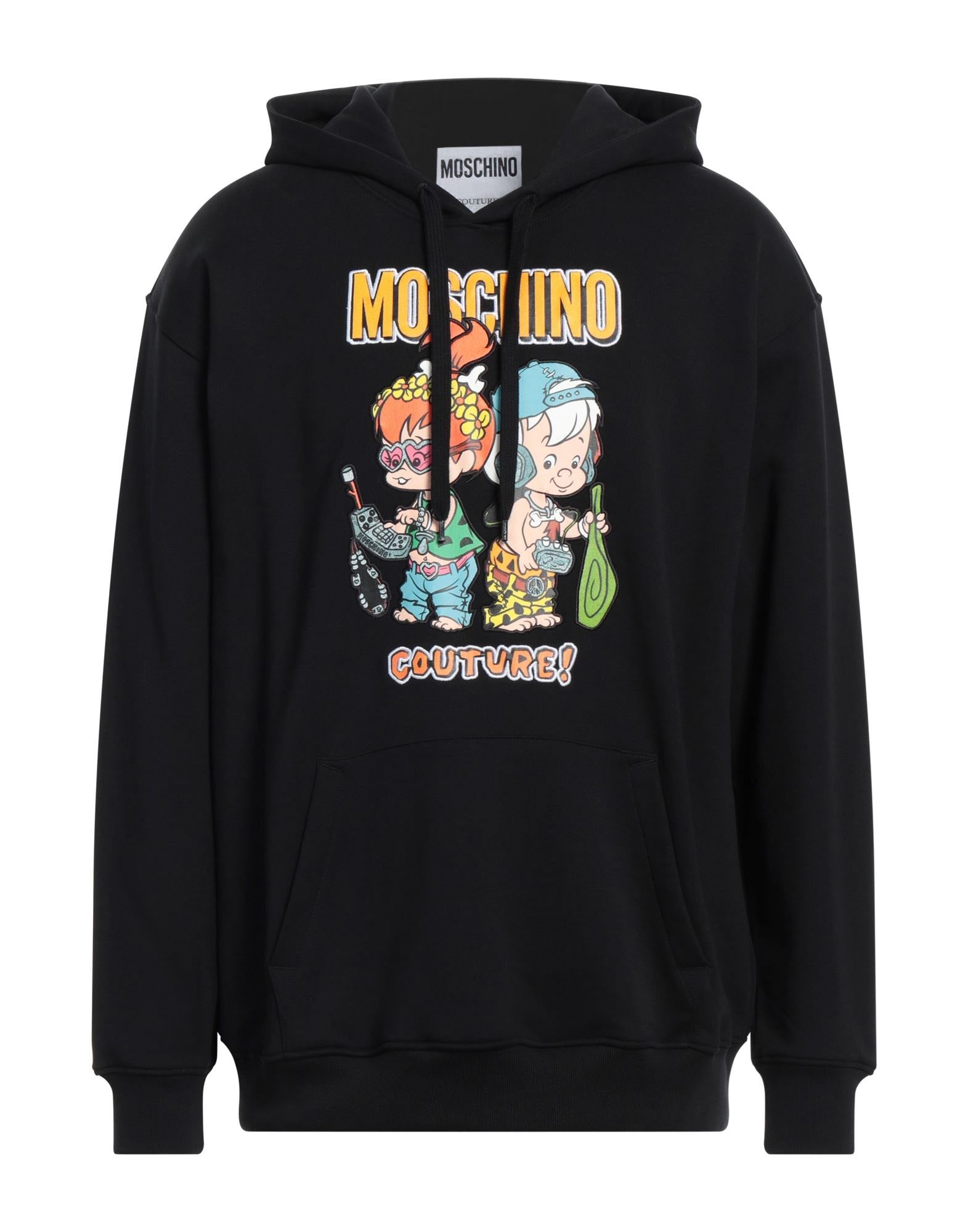 MOSCHINO | Black Men's Hooded Sweatshirt | YOOX
