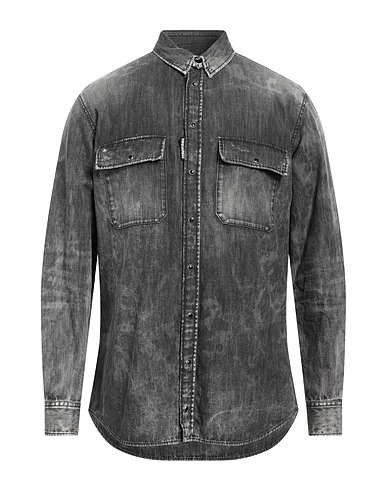 DSQUARED2 Denim shirt Black 100% Cotton