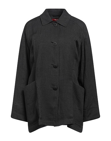 MAX MARA STUDIO Linen shirt Black 100% Linen