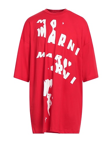 MARNI T-shirt Red 100% Organic cotton