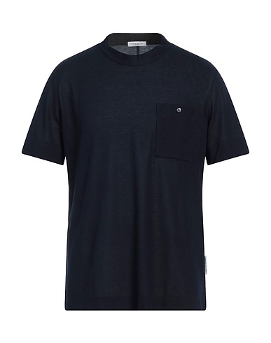 PAOLO PECORA T-shirt Midnight blue 100% Cotton