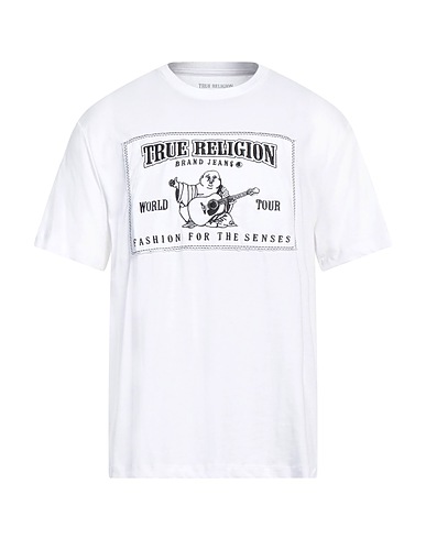 TRUE RELIGION T-Shirt Weiß 100% Baumwolle