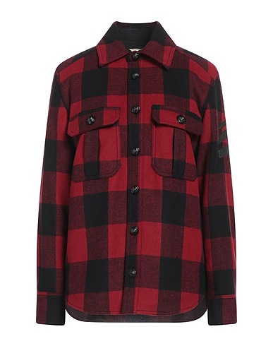 ZADIG&VOLTAIRE Checked shirt Red 58% Wool, 42% Polyester, Cotton